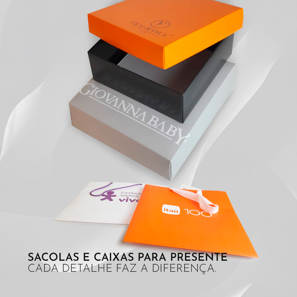 Embalagens em papel cartão personalizadas